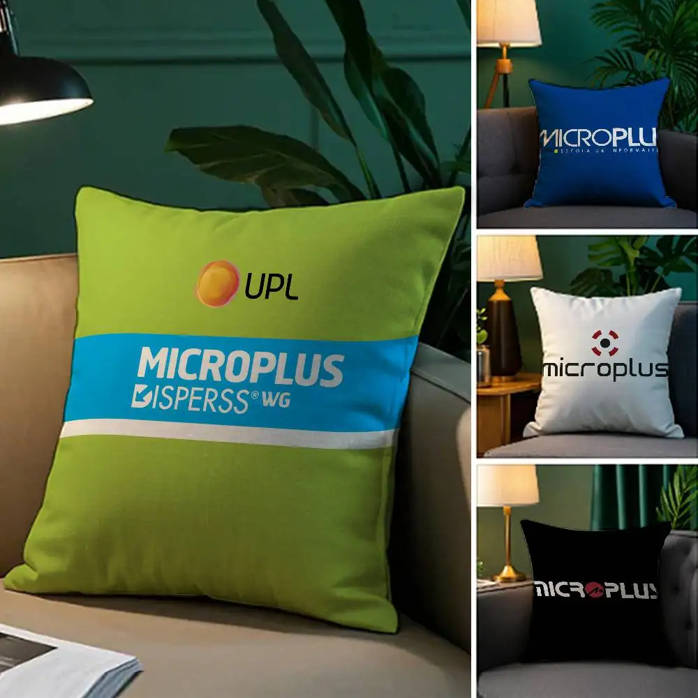 

Fishion M-Microplus-S Pillow Case Plush Fabric Soft Pillowcase Double Sided Print Sofa Cushion Cover Throw