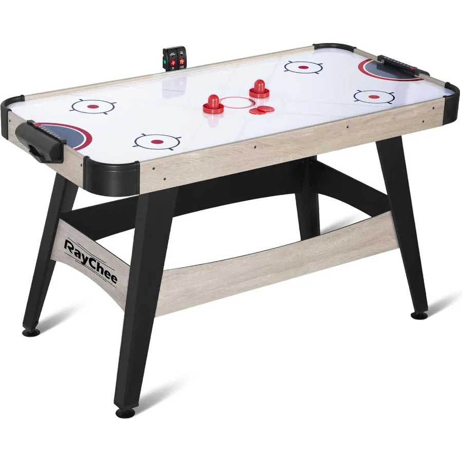 

Air Hockey Table Indoor Powered Air Hockey Game Table with 2 Pucks 2 Pushers Stronger Motor Digital LED Scoreboard for Adults a