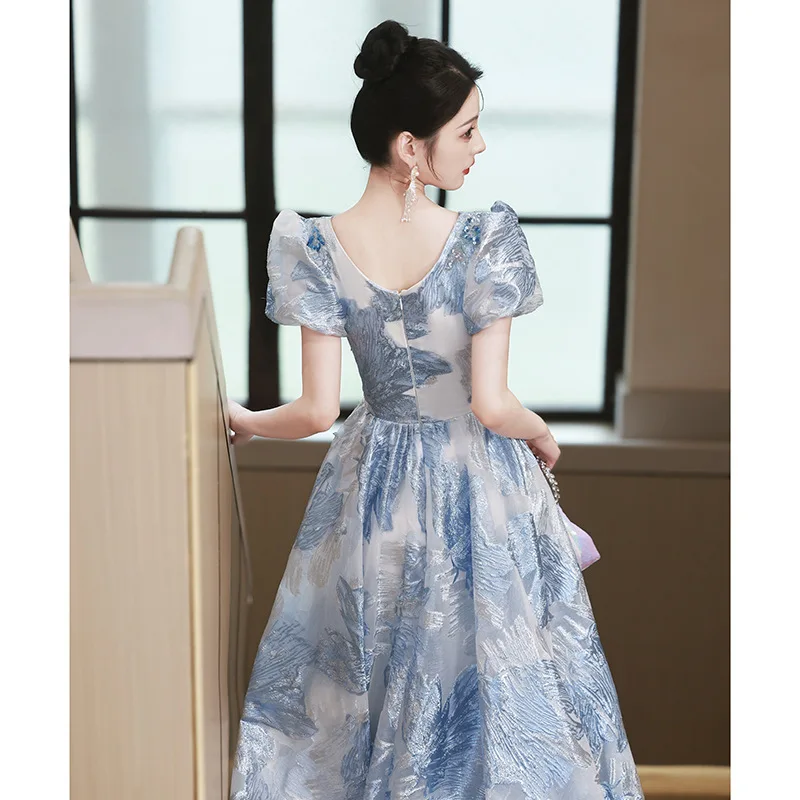 robe-de-soiree-bleue-tendance-et-niche-nouveau-sens-haut-de-gamme-pour-femmes-reunion-annuelle-d'hote-de-banquet-ceremonie-de-passage-a-l'age-2026