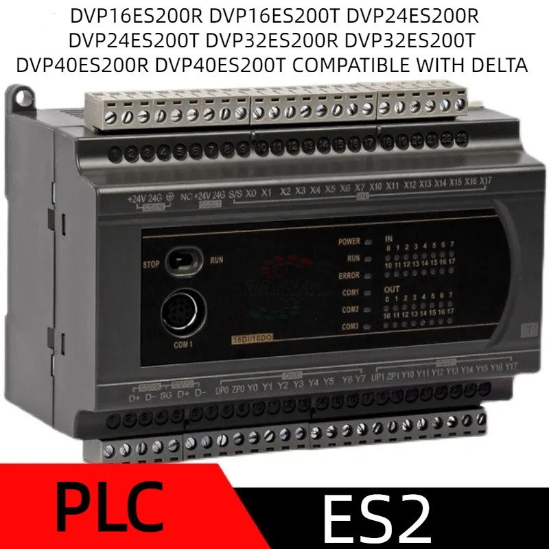 PLC DVP24ES200R DVP24ES200T DVP32ES200R DVP32ES200T DVP40ES200R DVP40ES200T DVP16ES200R DVP16ES200T Compatible with Delta