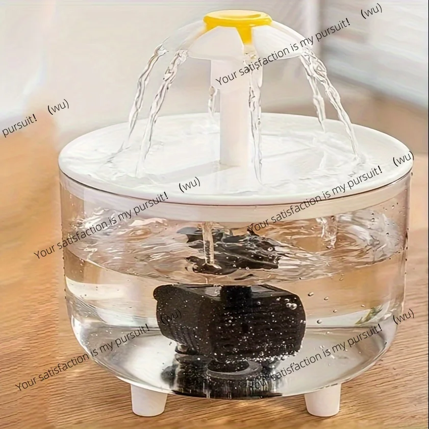 USB electric silent 1L pet water dispenser automatic cat drink bowl filter drinking water filter