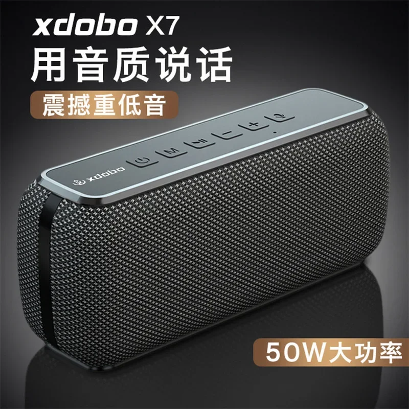 

XDOBO Xiduobao X7 Square Dance 50 Вт Открытый высокой мощности Вставка карты Беспроводной Bluetooth-динамик Сабвуфер Мини