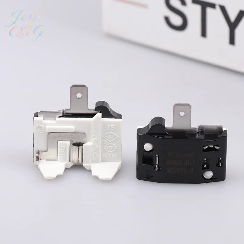 Refrigerator Compressor PTC Start Relay Refrigerator Starter Overload Protector 1/2 Pin 15 Ohm 1/6H Replacement Protector