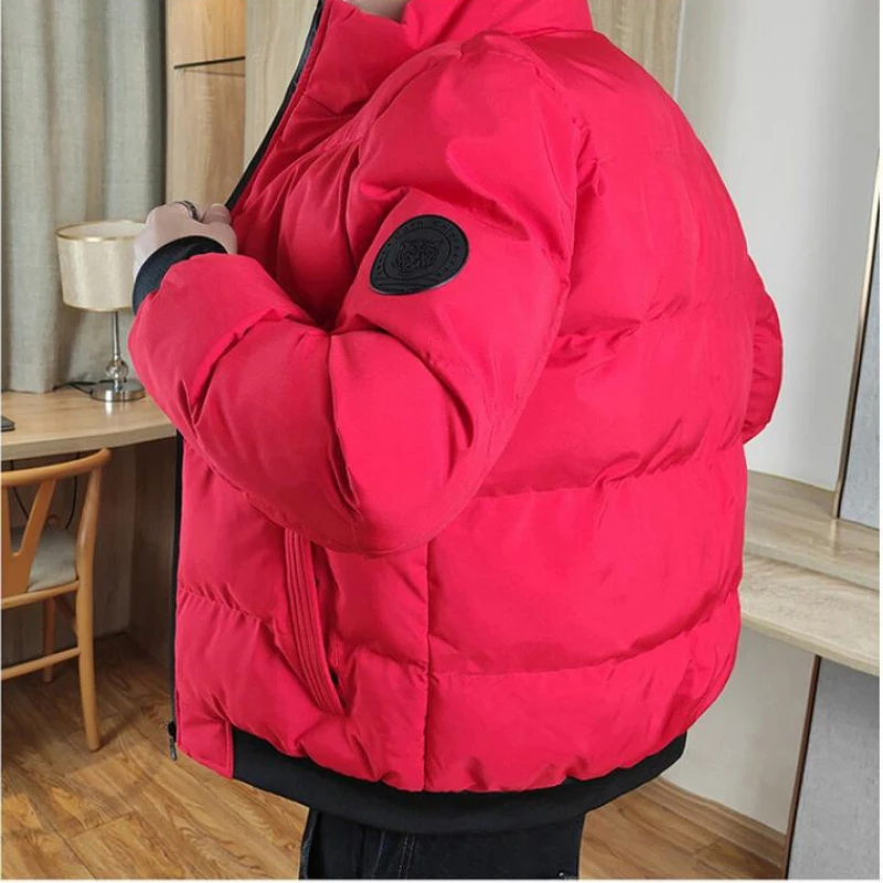 Jacket Men Winter Parkas Warm Thick Coat Windproof Cotton Jacket Zipper Winter Men Clothing Outerwear Military Puffer Jackets