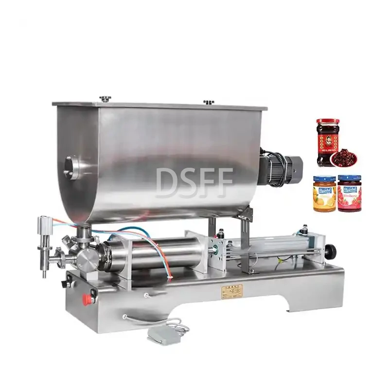 

Automatic Commercial Tomato Sauce Filling Mixer, Paste Liquid Dual Purpose Filling Machine