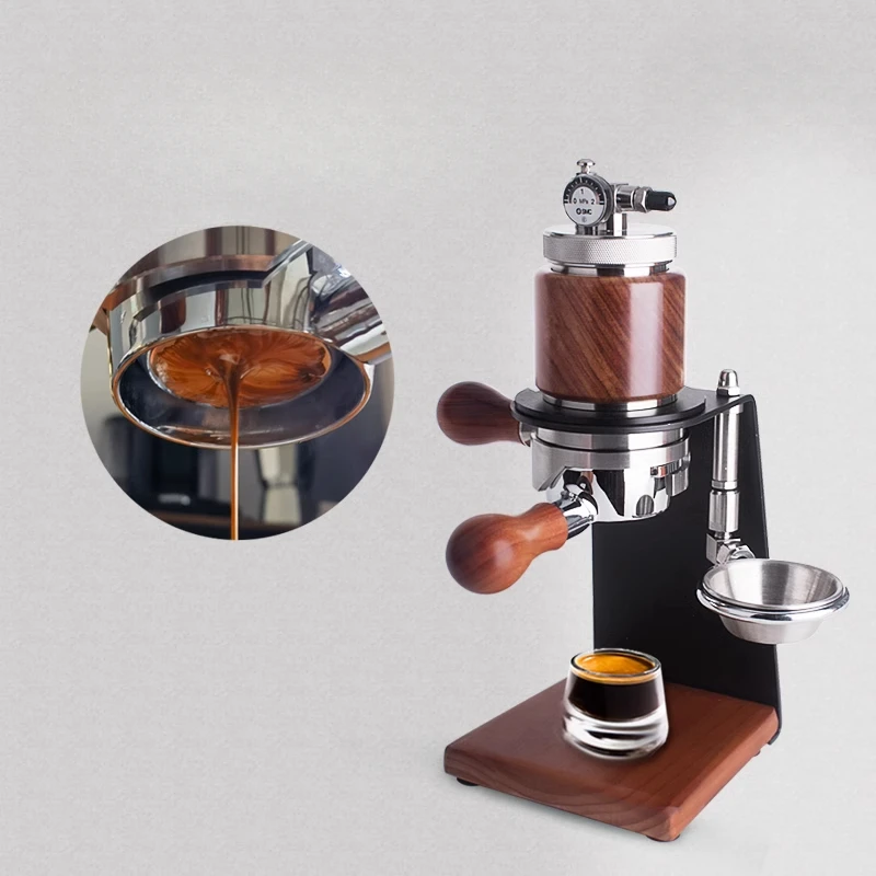 2025 hot sale Stainless Steel Pneumatic Coffee Machine Removable Portable Outdoor Camping Unplugged Espresso Coffee Maker
