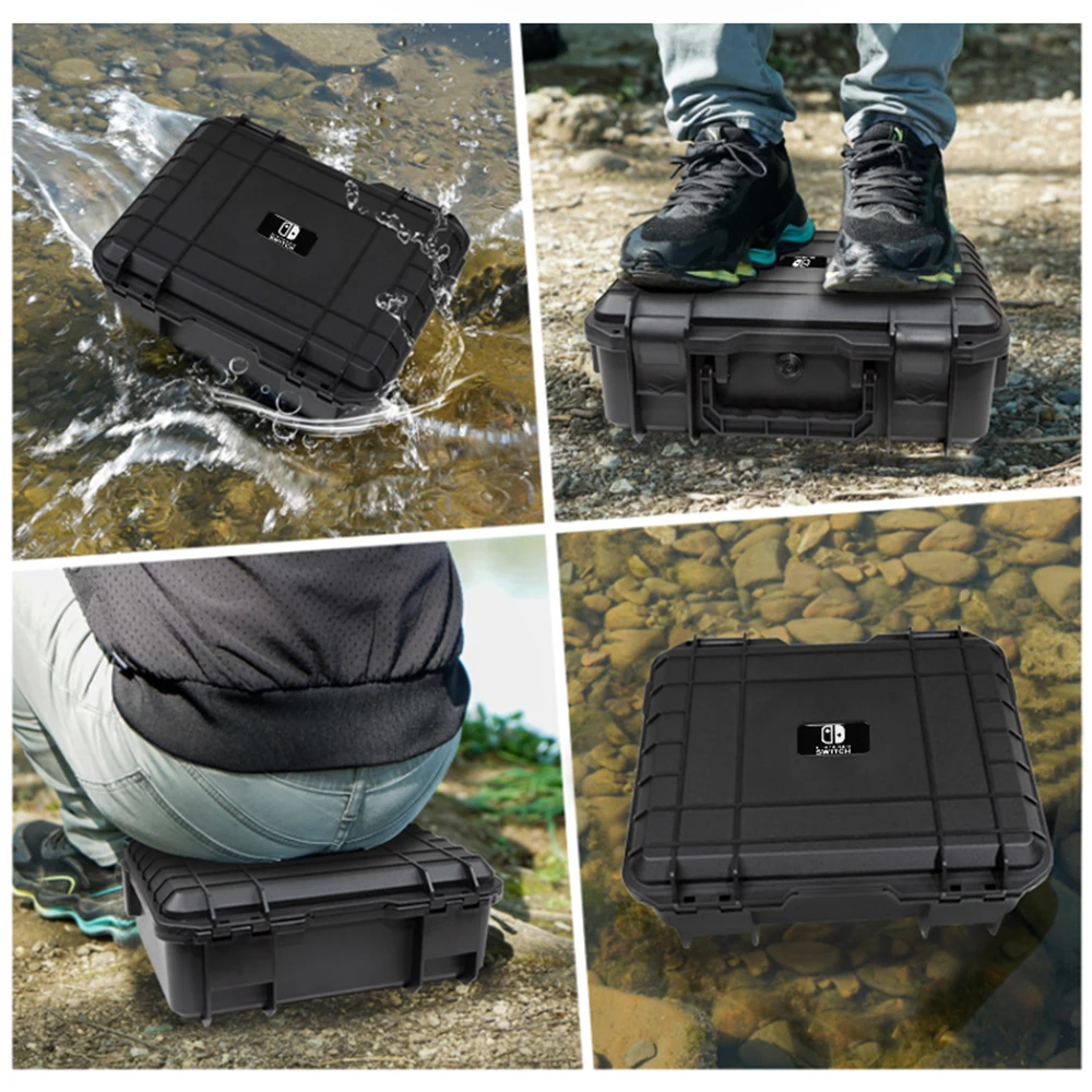 Portable NS Carrying Case Explosion-Proof Suitcase Hard EVA Storage Bag Compatible Nintendo Switch OLED Console Waterproof Box