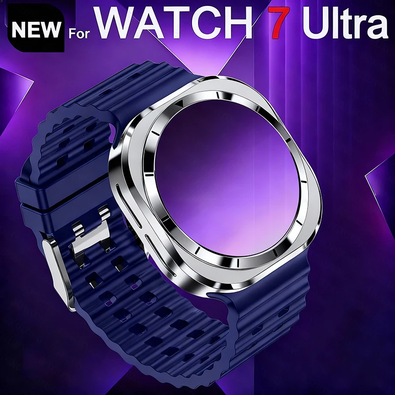 

2026 New Watch 7 Ultra Smart Watch Men 3D Display Sport SmartWatch GPS NFC Compass Blood oxygen Smartwatch Women For Android IOS