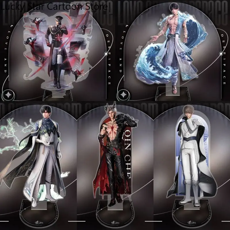 الحب والمساحة العميقة Xavier Rafayel Sylus Zayne أنيمي الاكريليك أرقام تأثيري حامل ديكور الدائمة علامة هالوين هدية عيد ميلاد