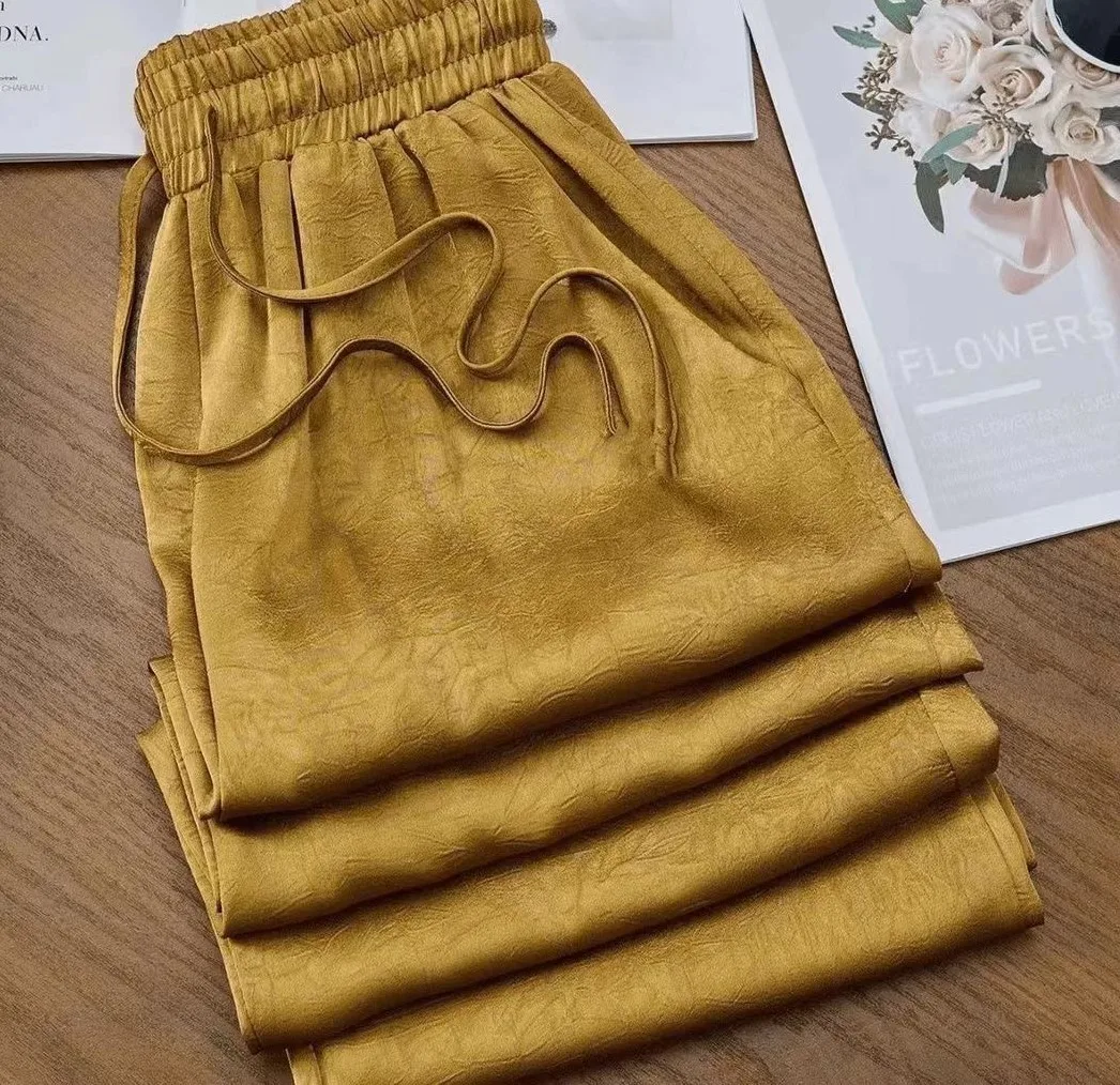 بنطال ذو قصة أرجل واسعة امرأة قطن ركض نسائي شتوي قطيفة على الوجهين واسعة الساق صالة مخملية مبطنة بالصوف سروال قصير أزرار بسيطة
