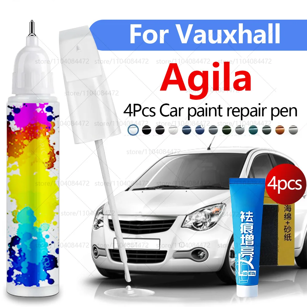 

Ручка для ремонта краски, средство для удаления царапин, автоаксессуары «сделай сам», для 2000-2014 Vauxhall Agila, красный, белый, черный, синий, зеленый, серебристый