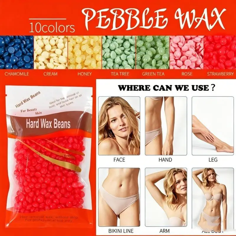 Wax Kit Hair Removal Kit For Men And Women Removal Cream Suitable For Use On The Entire Body Paperless Waxing Wax