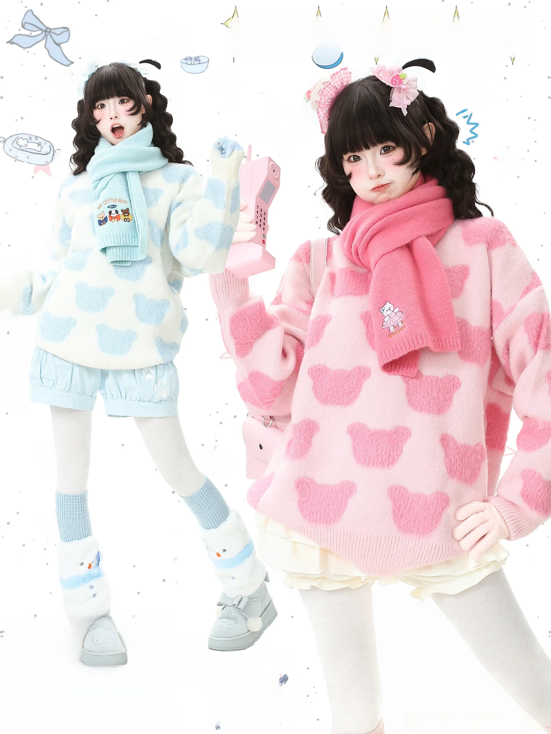 

Languid Park женский вязаный свитер Lazy Sle Camere осенний топ теплый удобный свободный крой круглый длинный свитер свеча