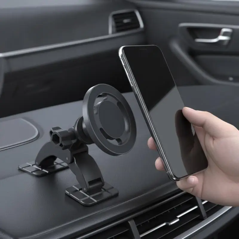 Magnetic Phone Holder Car Enjoy Never Fall Fit Magnetic Car Phone Mount Dashboard Curved Surfaces Adhesive Magnets Stands