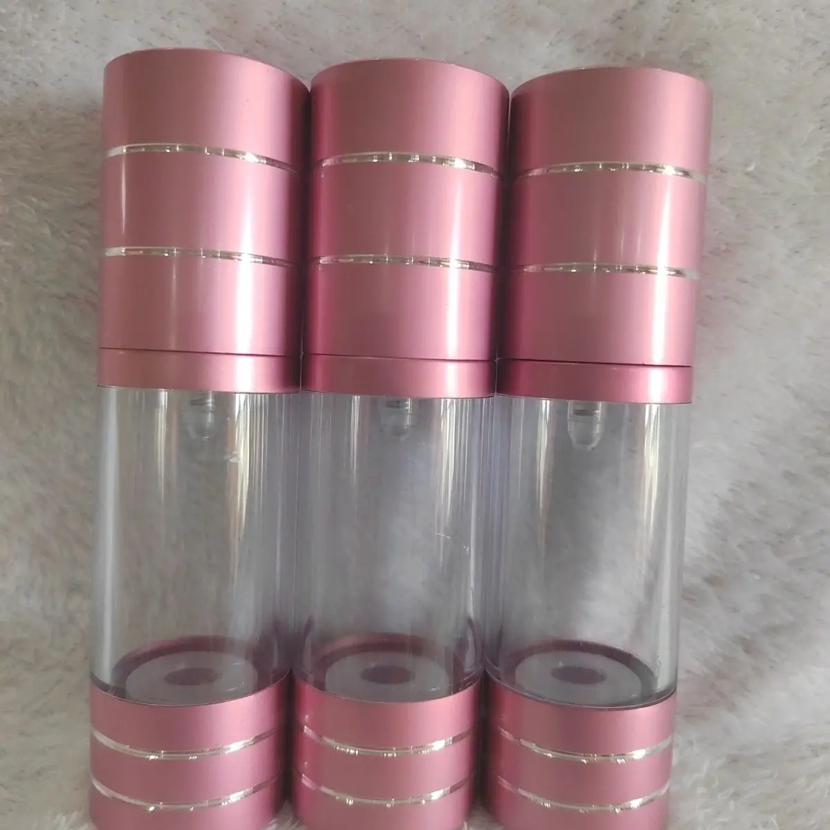 30ML pink airless bottle for lotion/emulsion/serum/liquid foundation/whitening essence/recovery skin care cosmetic packing