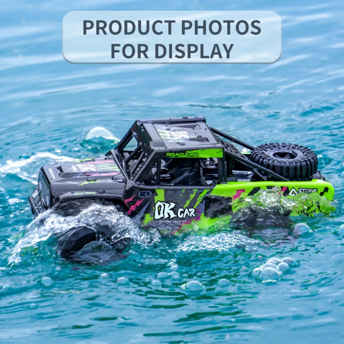 Amphibious RC Car 4WD Off-Road Climbing Vehicle Electric Toy For Kids Outdoor Play