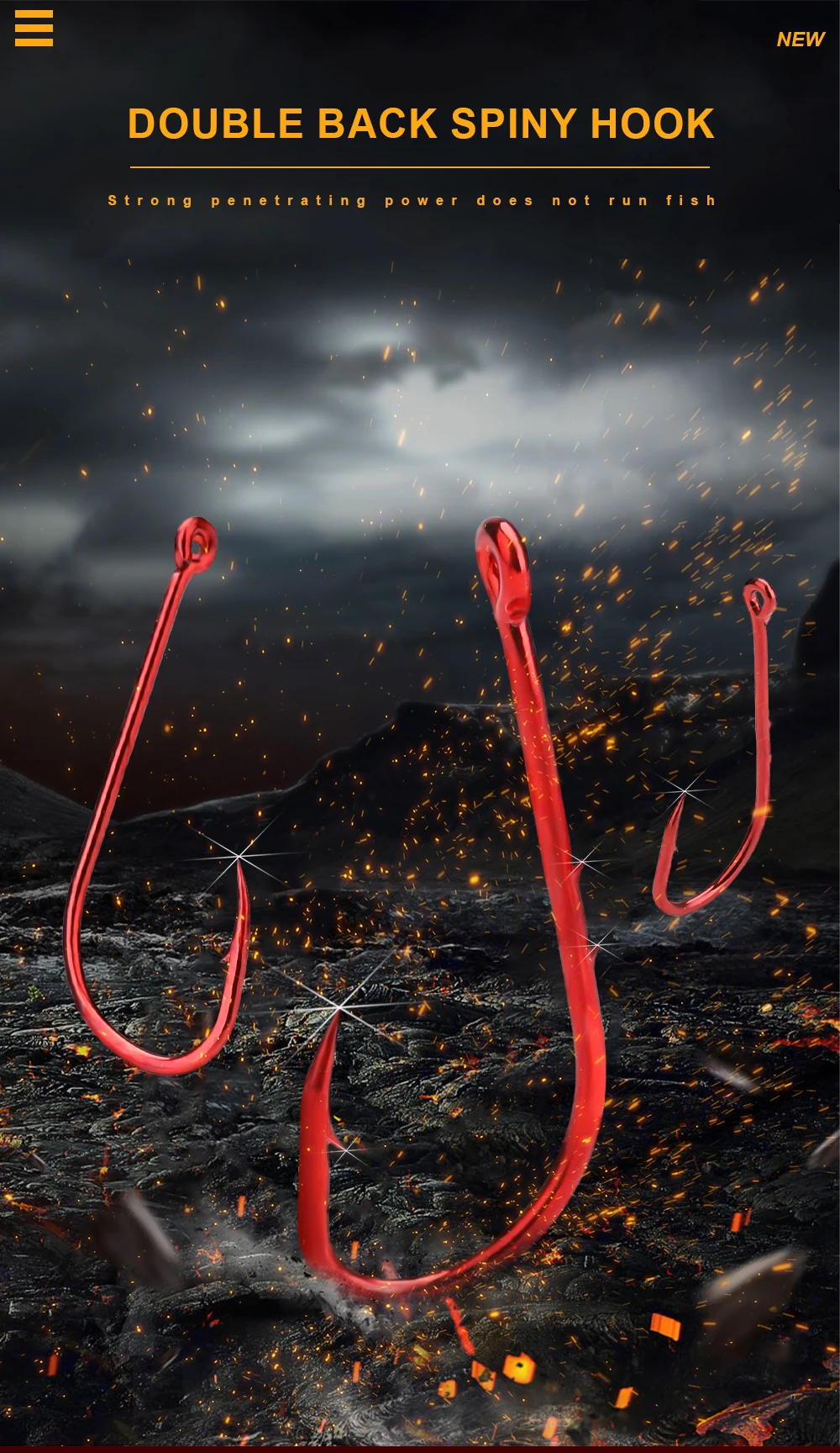 FTK Rote Angelhaken 1/0-10 # Meer Stacheldraht Angeln Lockt Schaft Schnabel Live BaitHolder Karpfen Angeln Jig Wurm Haken Zubehör Tackle – Detail 1