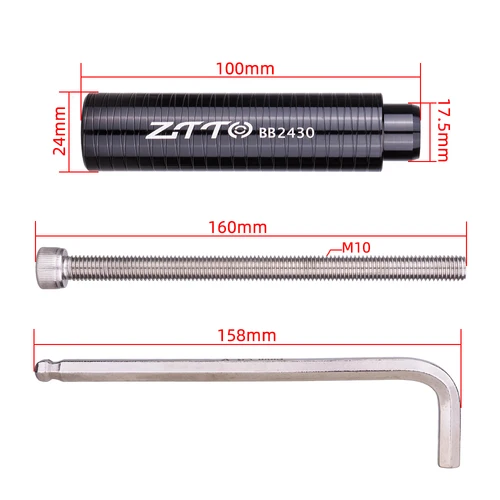 Imagen 2 del producto ZTTO-herramienta de instalación de rodamiento de soporte inferior de bicicleta, herramienta de instalación para bicicleta de montaña y carretera BB Press Fit 24mm 30mm BB86 BB30 BB92 PF30 DUB, Kits de reparación