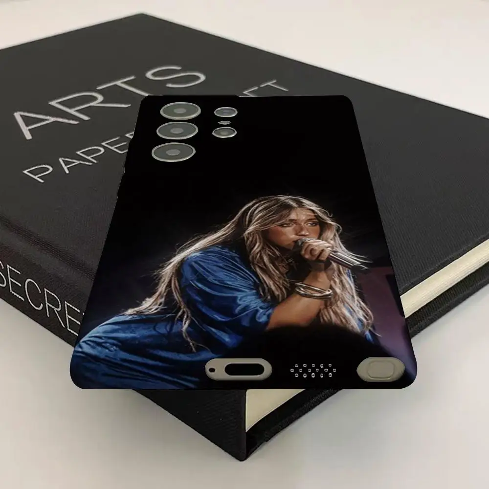 Singer T-Tate Mcrae Phone Case For Samsung S25 Shell GalaxyS24Ultra 23plus S22 21 A56 36 Glossy Film Hard PC Cover