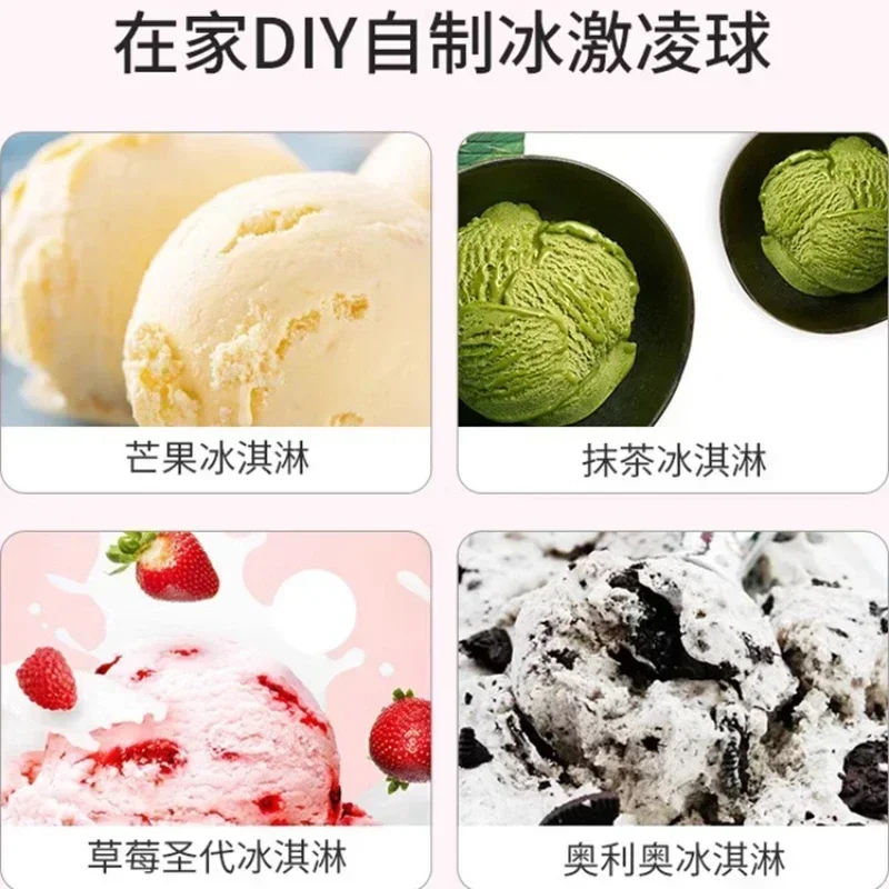 Home kitchen new Homemade Ice Cream Maker -  Small Mini Automatic Cone Ice Cream Making Machine. Icecream Maker Machine.