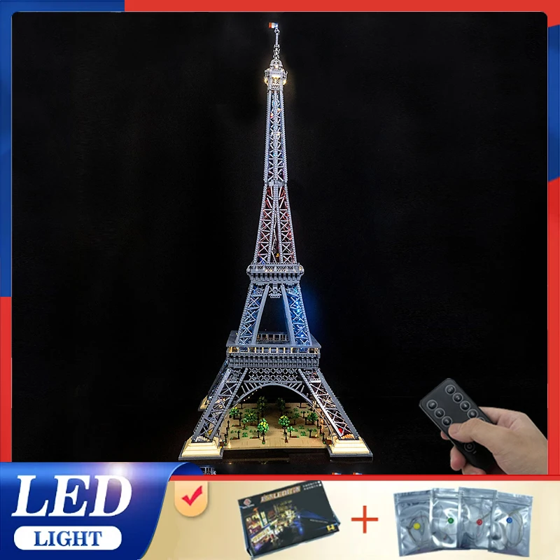 

DIY RC LED Light Kit For LEGO 10307 Eiffel Tower (Only LED Light,Without Blocks Model)