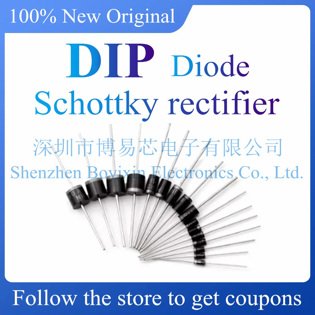 100PCS 1N5817 1N5819 1N5399 1N4937 1N4004 Schottky Rectifier Diode 1N4001 1N4007 UF4007 HER107 FR207 FR157 FR107 RL207 DO-41