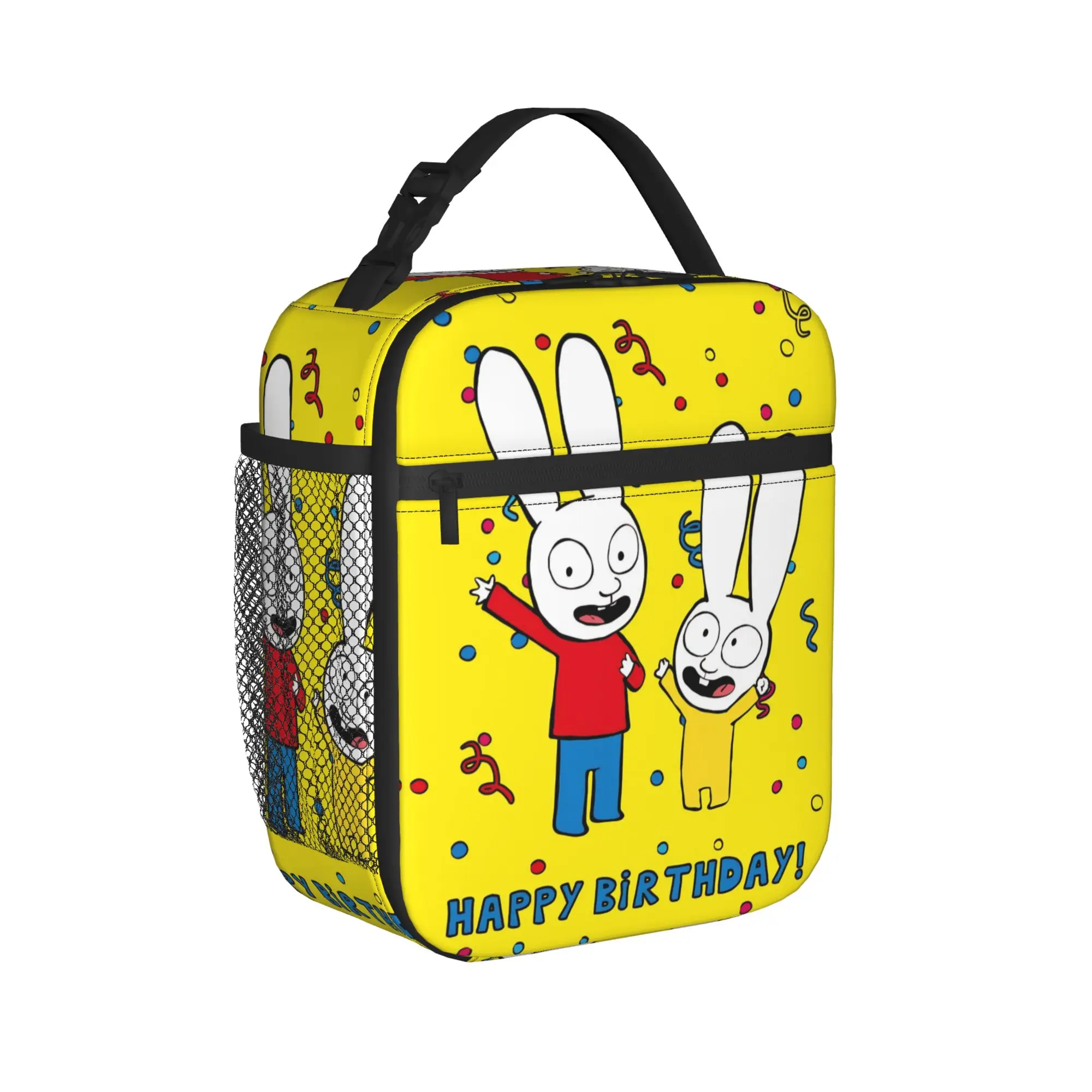Simon Super Rabbit Product Insulated Lunch Tote Bag For Outdoor  Food Box Portable Thermal Cooler Lunch Boxes