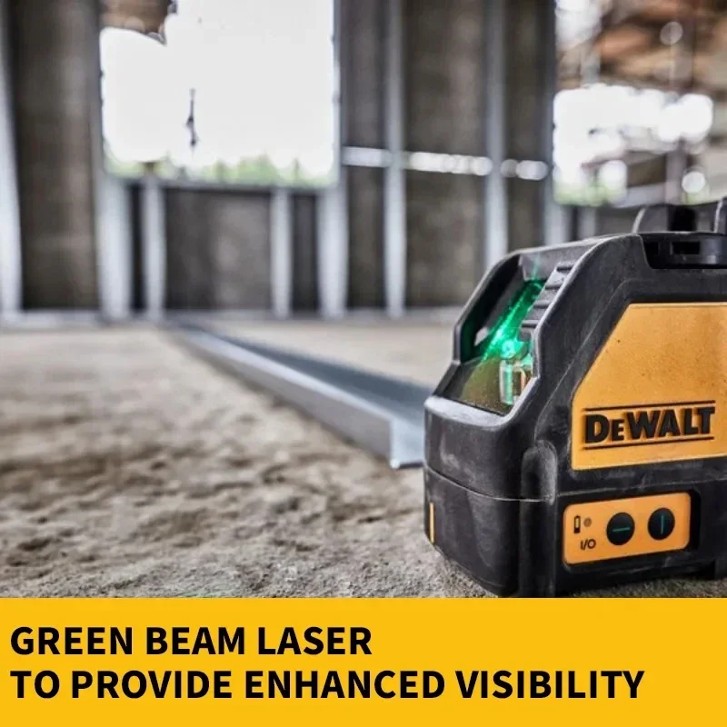 Dewalt-Nivel láser verde DW088CG, 2 líneas, línea cruzada, Horizontal y Vertical