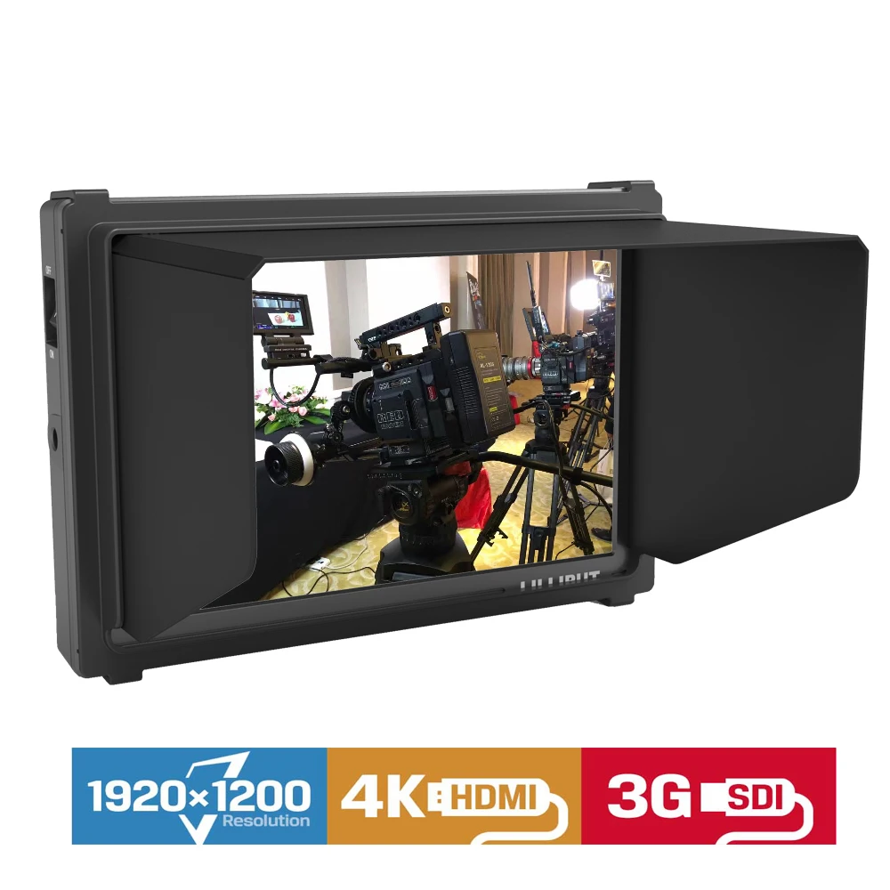 Lilliput FS7 Metal Housing 7 Inch 8-bit IPS 3G SDI DSLR Camera Field Video Monitor Peaking False Color Lever Meter 1920x1200