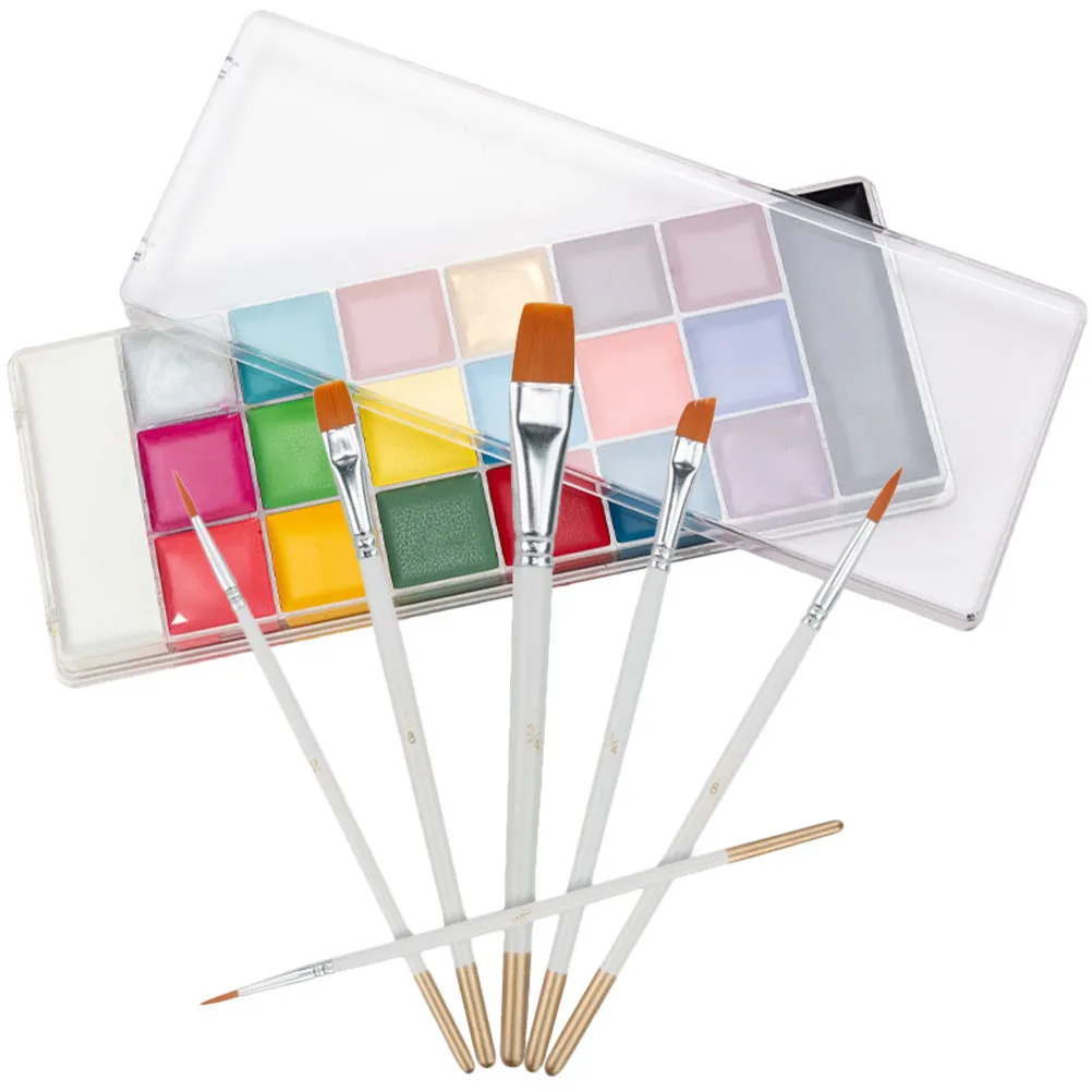 

Набор для рисования на лице и теле, 1 шт., разноцветные краски для фанатов футбола, фестивалей, косплея, вечеринок, пигменты для макияжа лица