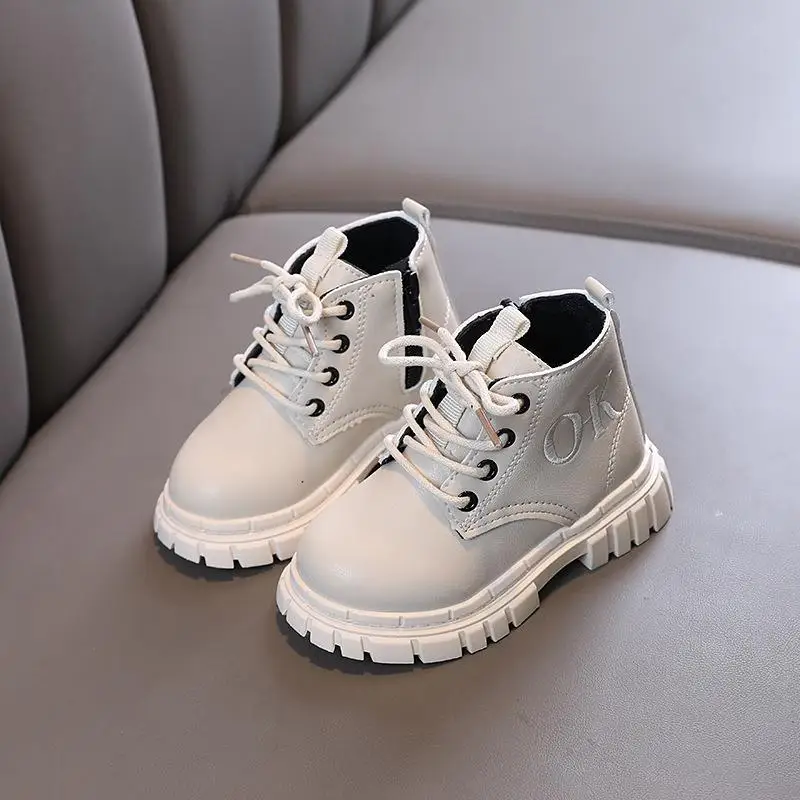 Autumn Children Boots Girls Princess Student Boys Spring Breathable Kids Baby Toddler Shoes Kids Single Boots Casual Shoes 21-30