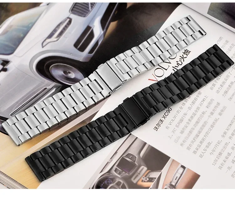 Steel Watch Band for Samsung Gear S3 S4 S5 49mm Frontier Classic Watch Strap 42mm/46mm Accessorie 18mm 20mm 22mm 24mm Watch belt