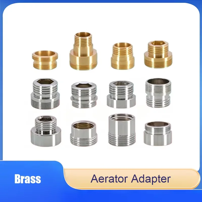 1 Pcs Brass Faucet Adapter for Water Filter, M20/M22/M24/M28 Fine Male to 1/2