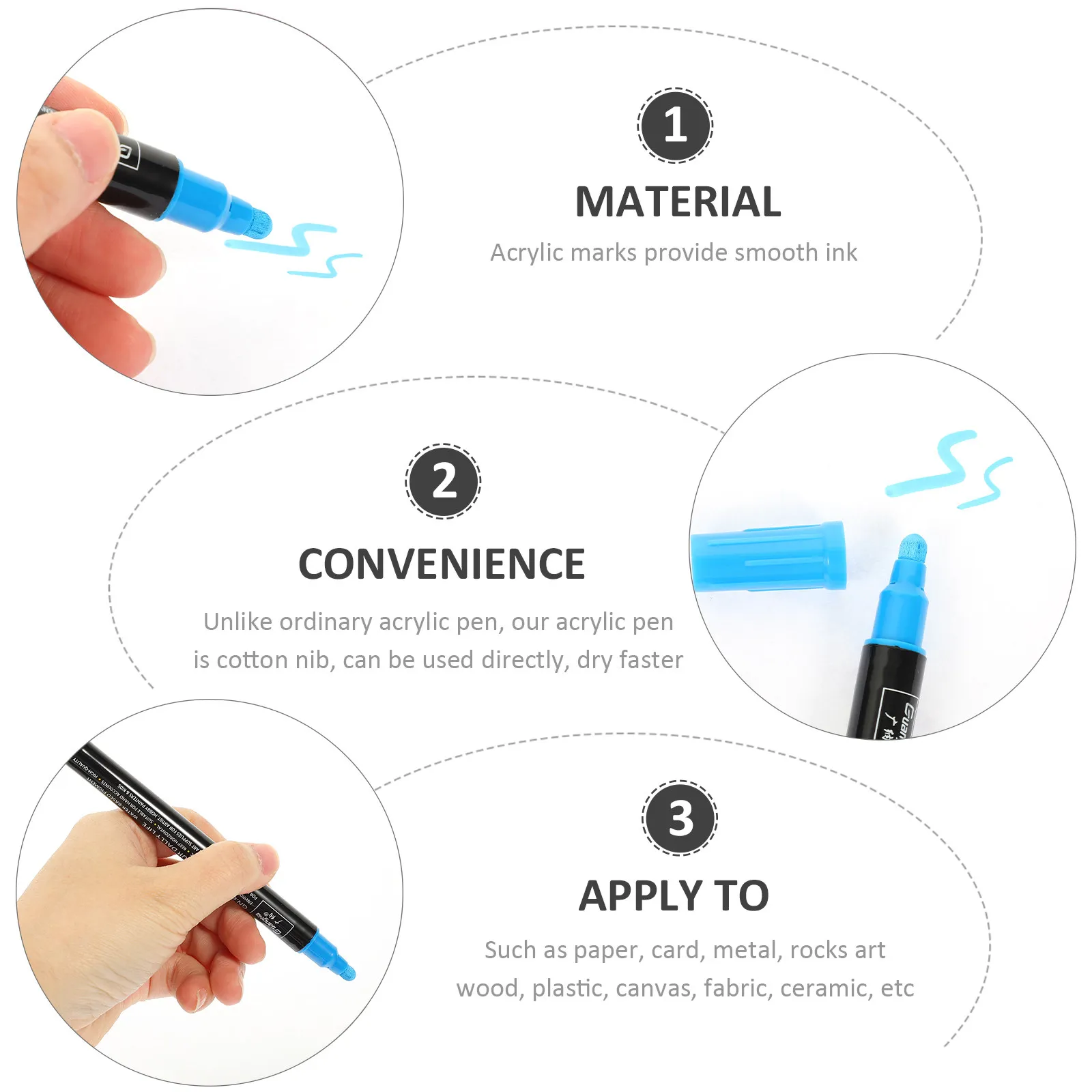 

Набор из 12 компактных маркеров для рисования: стойкие, яркие чернила, просты в использовании, для DIY-проектов, подарок для учителей и детей