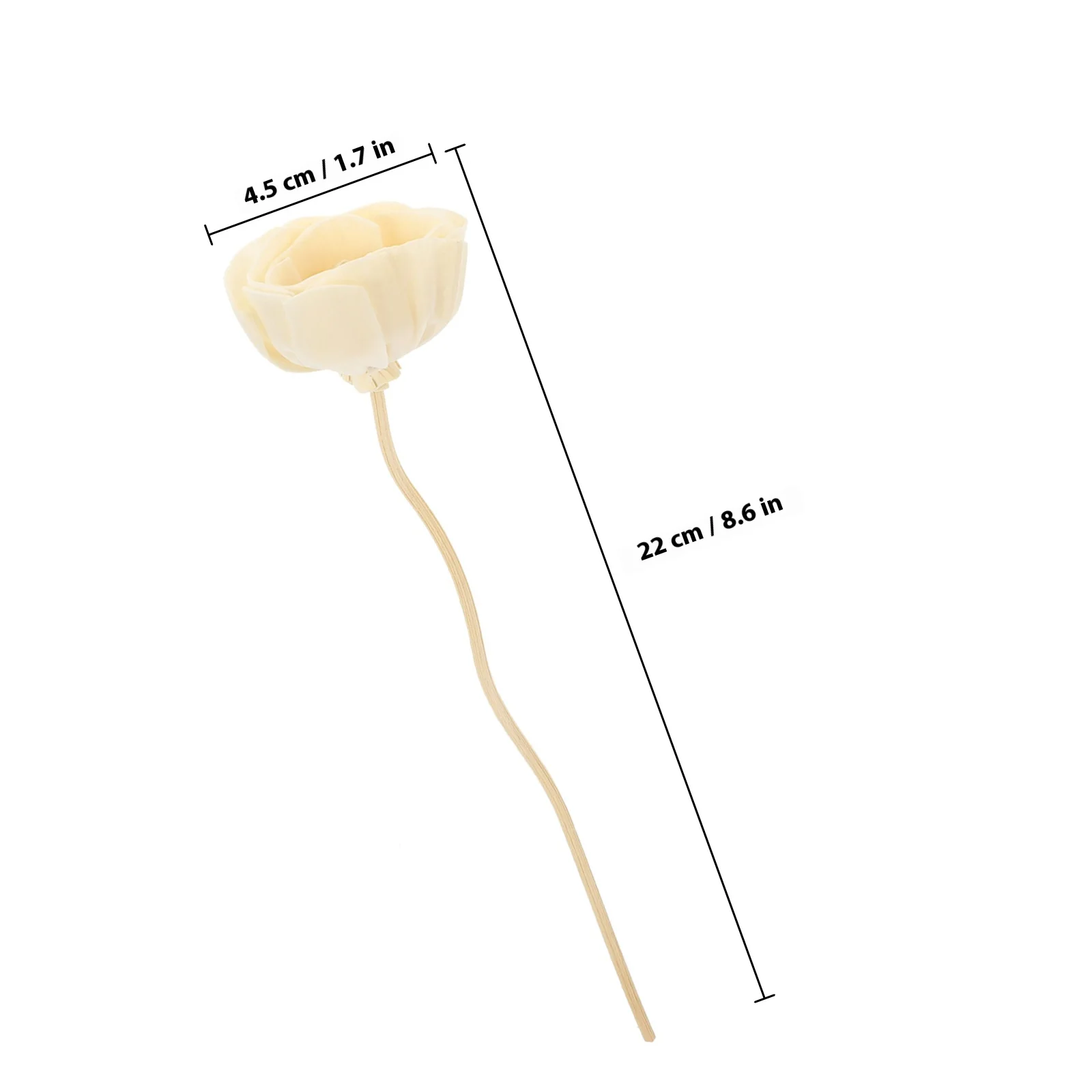 10Pcs Flower Aromatherapy Reed Diffuser Sticks Essential Oil Diffuser Refill Room Fragrance Air Freshener Aromatherapy Sticks