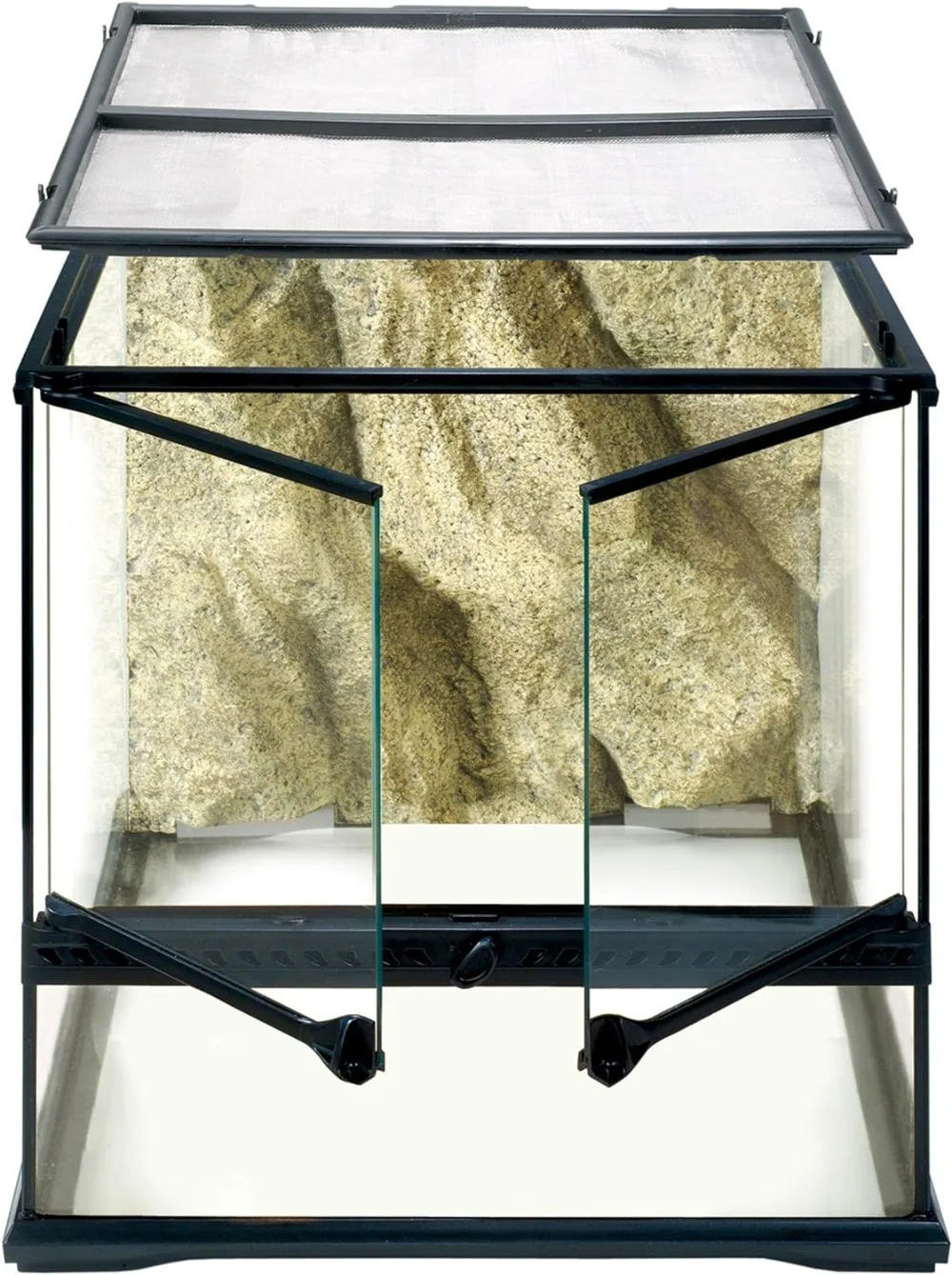 Glass Natural Terrarium Kit, for Reptiles and Amphibians Small Wide 18 X 18 X 18 Inches  Reptile Accessories Terrarium