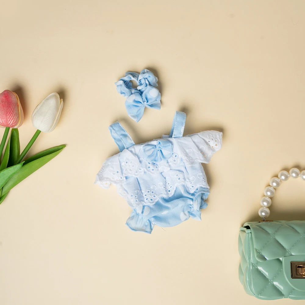 Puppenkleidung für 12 Zoll (30 cm) Reborn-Babypuppen, Kleid, Overall, Puppenkleidung, amerikanische Puppenzubehörteile für Puppen-DIY-Spielzeug, Geschenk für Mädchen – Detail 9