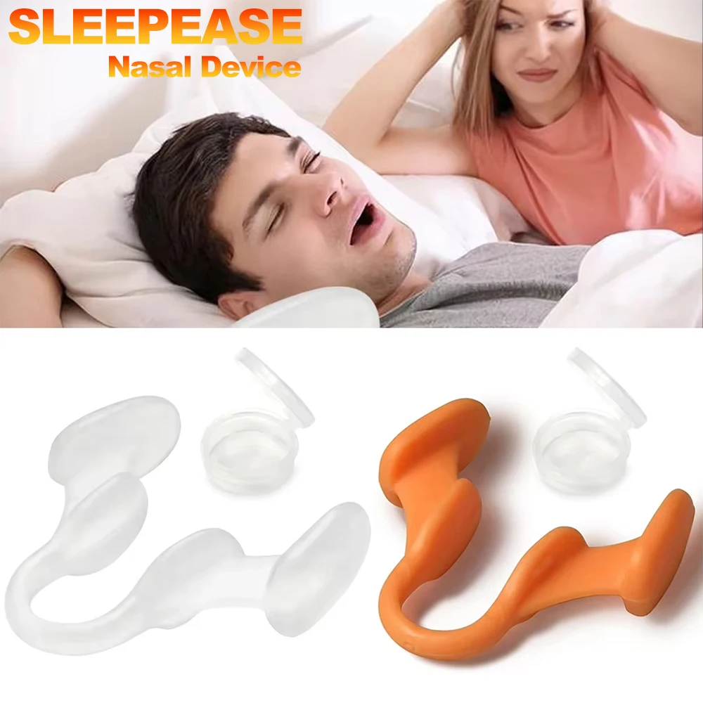 Anti Snore Nasal Dilator Stop Snoring Silicone Nose Clip Sport Easy Breath Nasal Clip Stop Snoring Aid Device Improve Sleeping