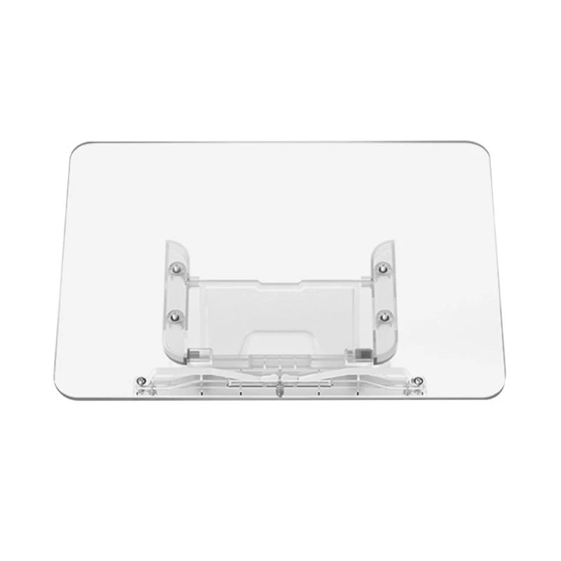 

H37F Transparent Desk Reading Stand Acrylic Laptop Holder Book Stand Multi-function