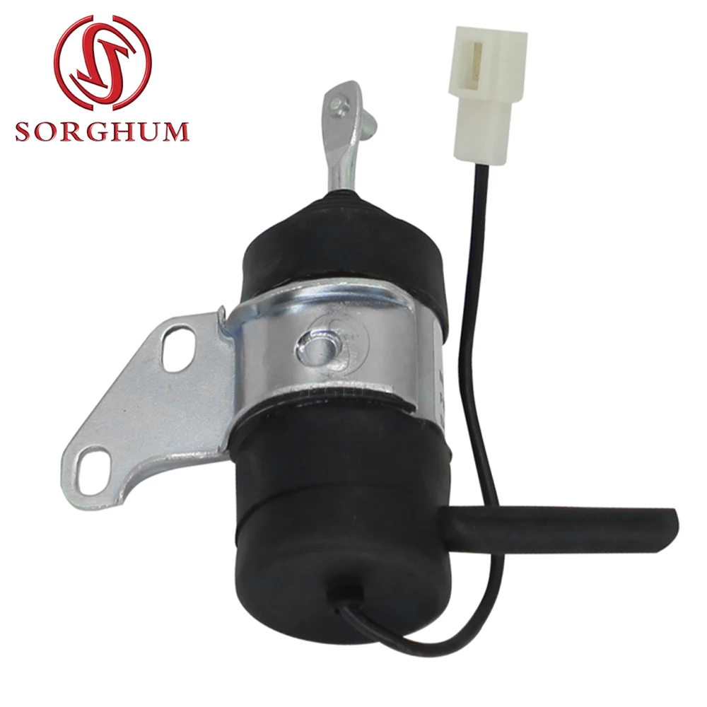 Car Stop Solenoid For Kubota G1900 G1900S GF1800 GF1800E D722 Engine Fuel Shutdown Shut Off Solenoid16851-60014 1685160010 12VDC