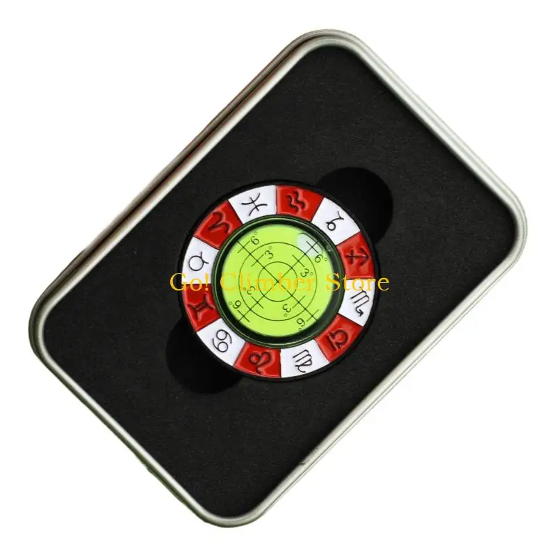 Q84C có thể tháo rời cấp độ đọc golf clip clip đánh dấu golf đặt phụ kiện đào tạo