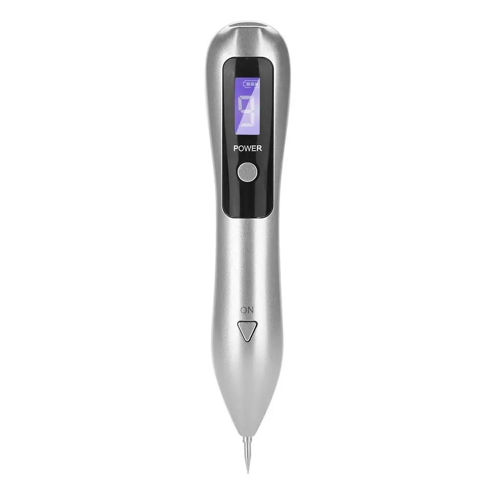 Stylo laser plasma LCD à 9 niveaux pour l'élimination des grains de beauté du visage, des tatouages et des taches foncées, dispositif de traitement des taches de rousseur et des verrues