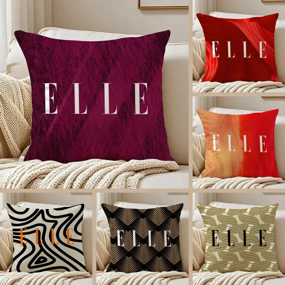 Healthy And confident Style Home E-ELLE Living Cushion Cover Pillowcase Anti-dustmite living Room Sofa Decor Cushion Room