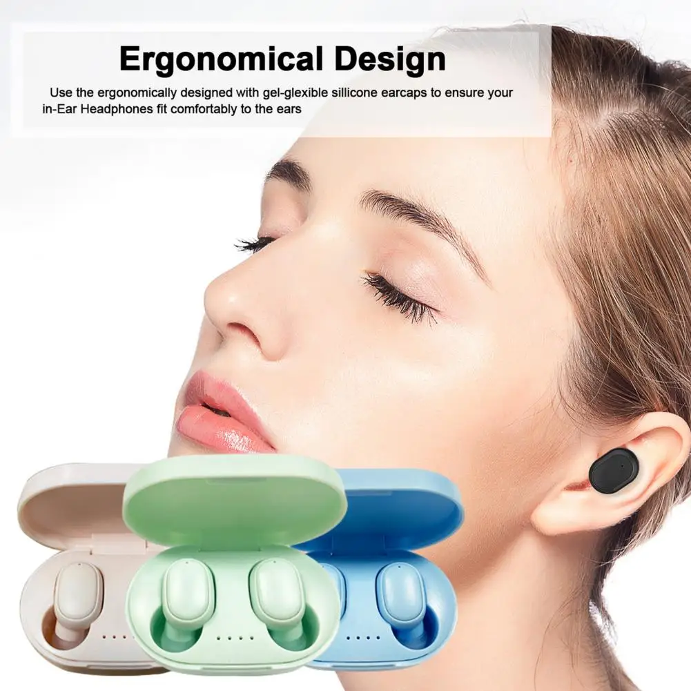 Lightweight Wireless Earphone Portable Lightweight Wireless Headphone with Bluetooth 5.2 Faster Connection Strong Signal Hifi