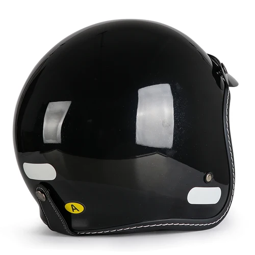 Imagen 2 del producto Medio casco de moda Retro, casco de motocicleta, lente interior unisex, casco de vehículo eléctrico, scooter universal en todas las estaciones