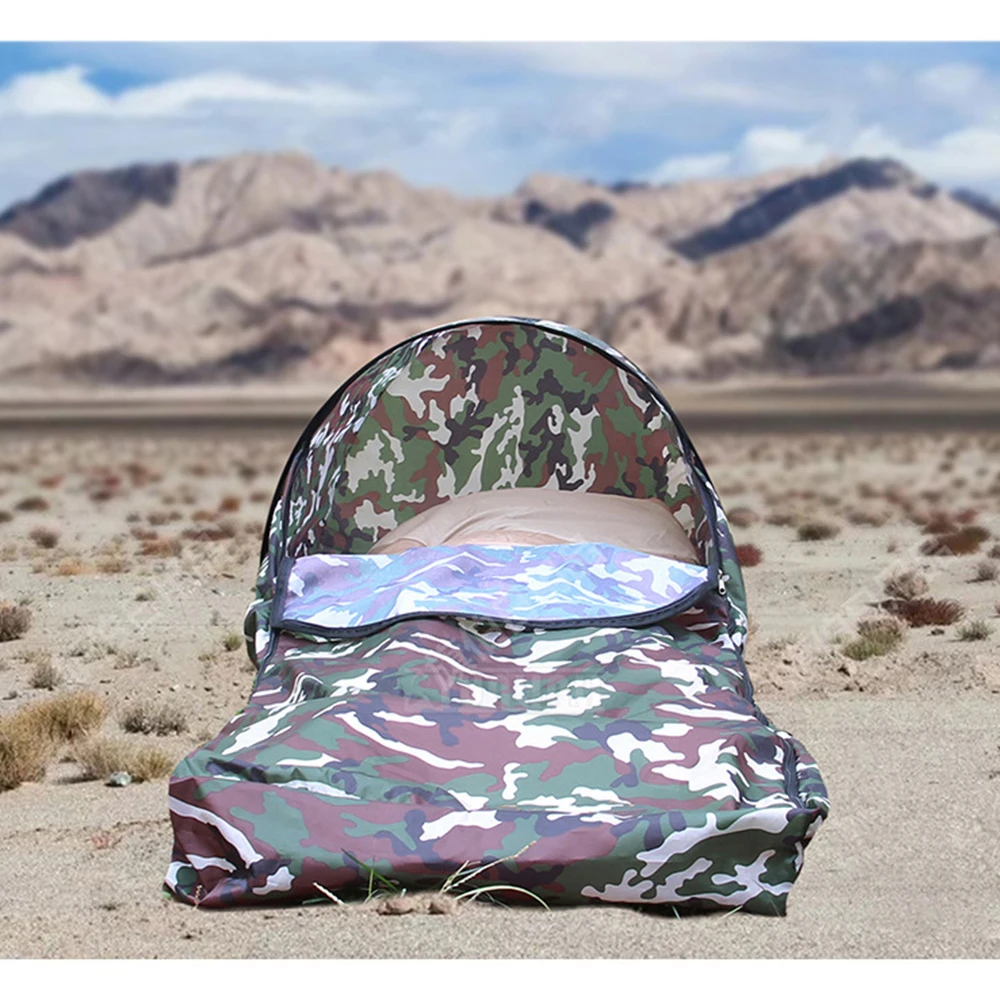 Sleeping Bag Cover Warm Mosquito‑proof Windproof Thermal Shell, Lightweight Portable for Single / Double Camping 3D