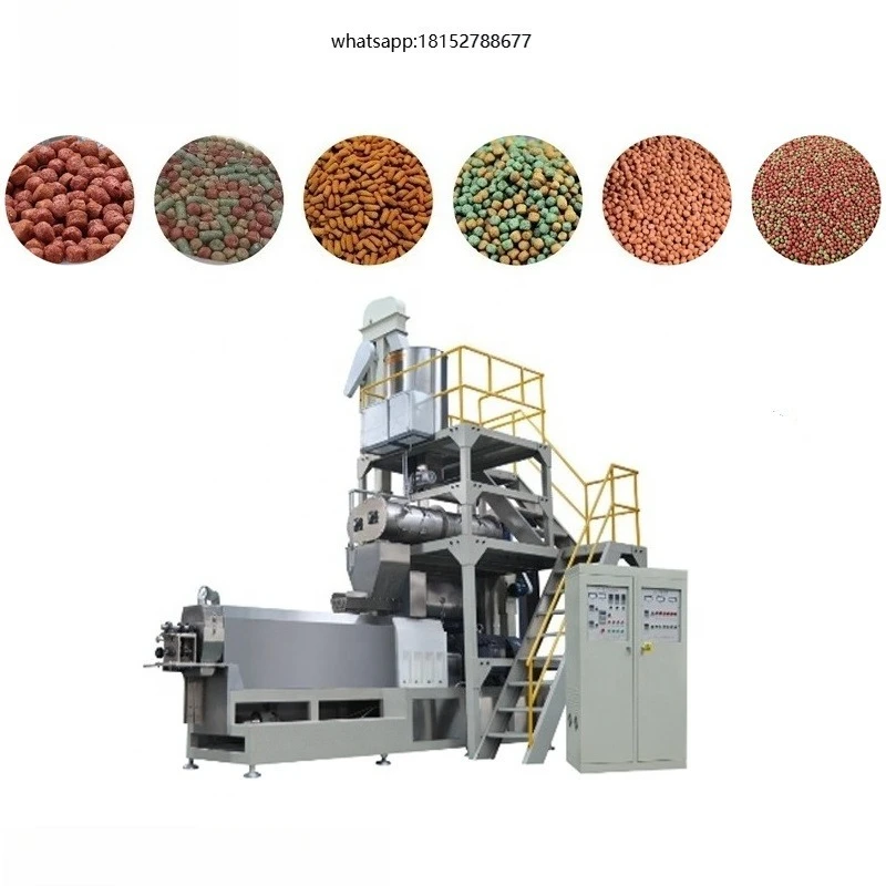 Stainless Steel Floating  Fish Feed Pellet Extruder Machine