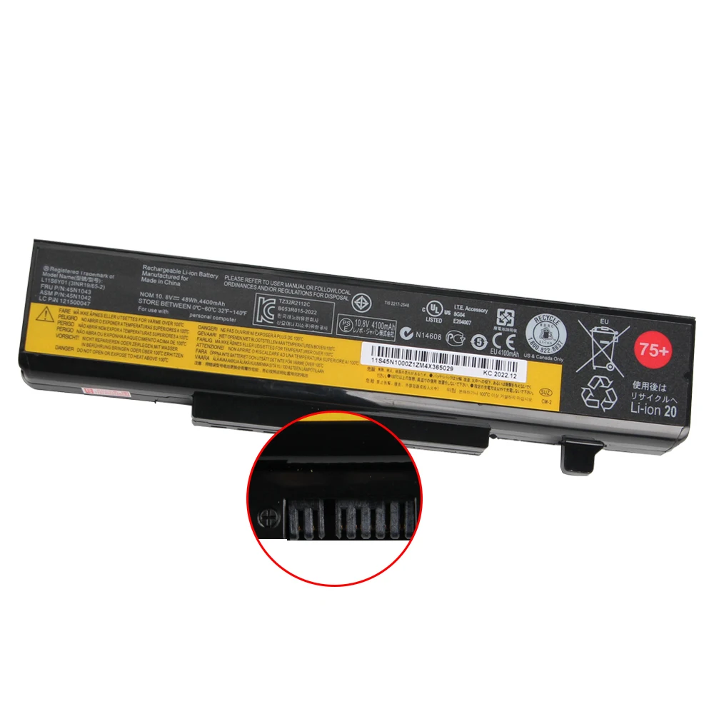 6cell 48Wh Replacement Battery For Lenovo E49 M495 M490 E430 E431 B490 B590 E440 E530 E531 E540 V480 V490 V580 Li-ion Batteries