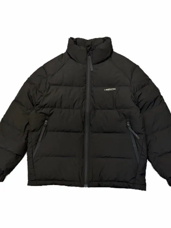 

Men's Slim Fit Lightweight down Jaet ort Casual High Quali Winter Korean Sle Youth Warm Outerwear Polyester Fiber