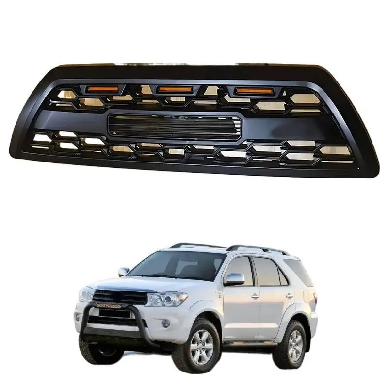 

Car Grill Front Grille GR Model with Led for FORTUNER 2006-2009 Front Bumper Body Kits GR Grill Accessories Upgrade Kit